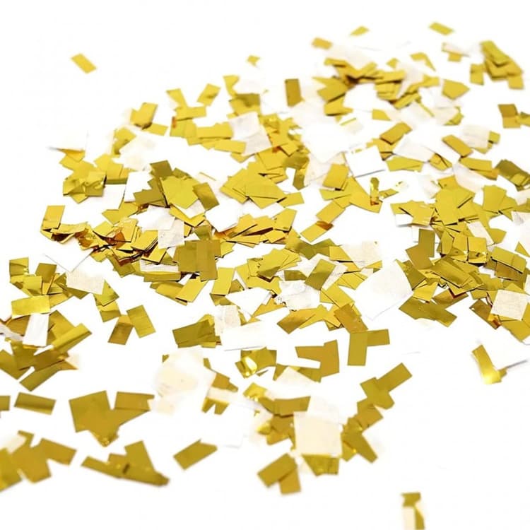 Gold Confetti Paper (Pack of 5 Bags)