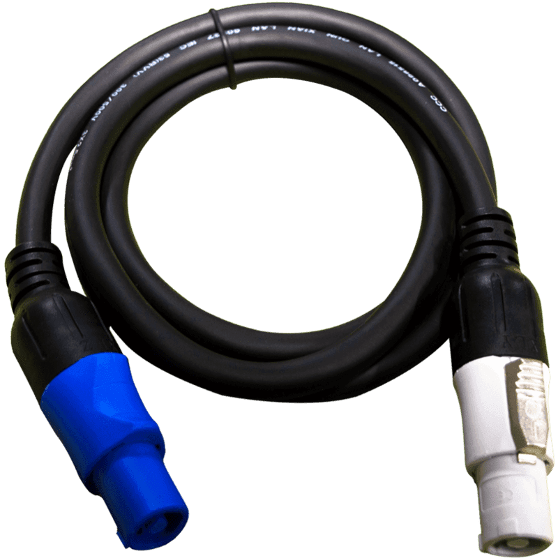 Powercon Jumper Cable - Color Coded For Easy Identification