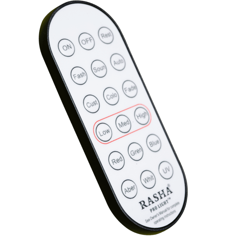Par Light IR Remote - Customizable Control in the Palm of your Hand