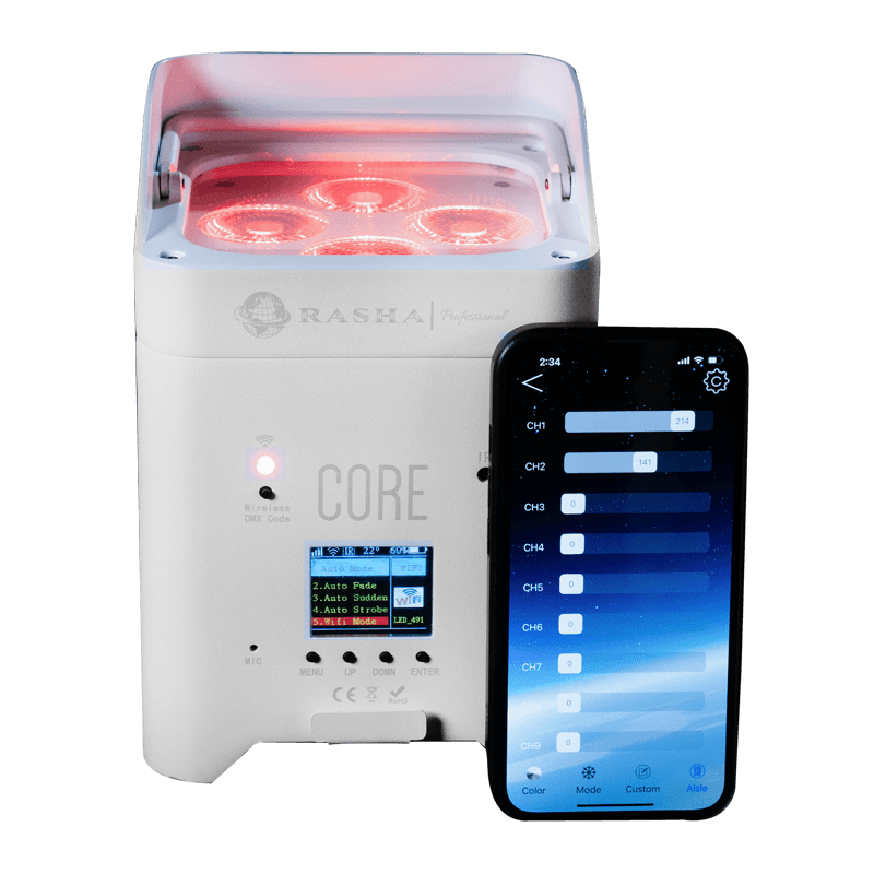 Core – App-Controlled Battery Operated LED Uplight