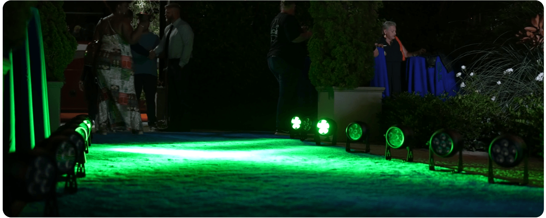 Par Guard pro - Battery Powered IP65 Rated UV Par Wash