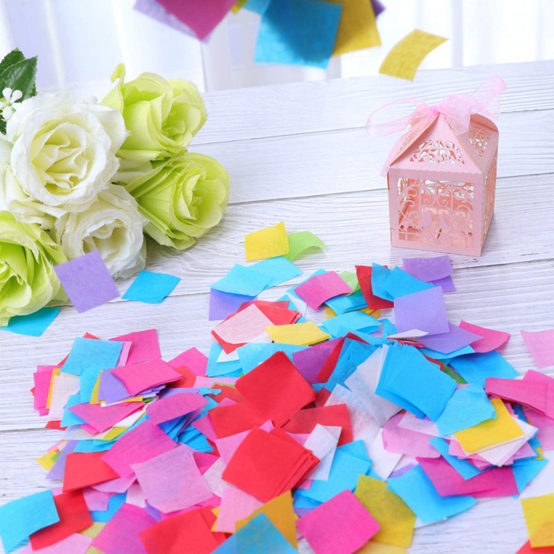 Multi-colored Snowfall Confetti Paper - Rasha Professional